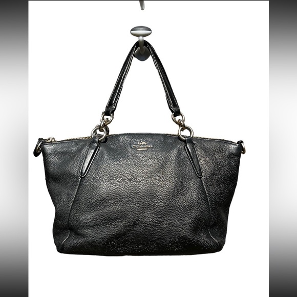 Coach Bags Coach Kelsey Bag In Black Pebbled Leather Poshmark